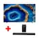 TCL Smart TV QD-MiniLED Google TV 4K UHD 98 Inches 98C755 + TCL Sounbar Subwoofer 5.1 Channel 500 Watts Q65H