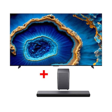 TCL Smart TV QD-MiniLED Google TV 4K UHD 98 Inches 98C755 +TCL&nbsp; Sound bar Q55H