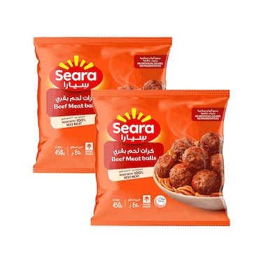 Seara Beef Meatballs 450gx2 Pieces