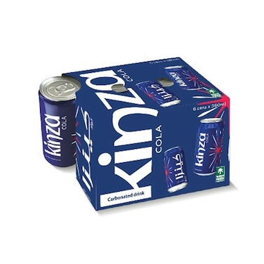 مشروب غازي كينزا كولا 360 مل × 6 قطع