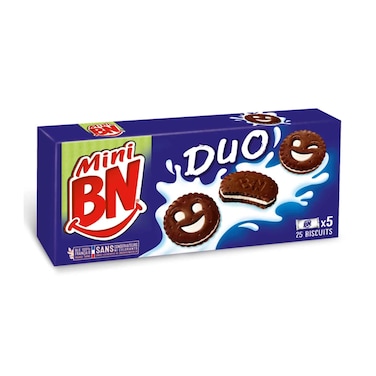 Mini BN Dou Chocolate &amp; Vanilla Flavoured Biscuit 190g