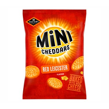 Jacob's Mini Cheddar With Red Leicester Flavour 90g