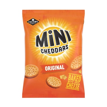 Jacob&#39;s Mini Cheddars Biscuits Original 90g