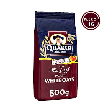 كيس شوفان كويكر ٥٠٠ غرام × ١٦ قطعة