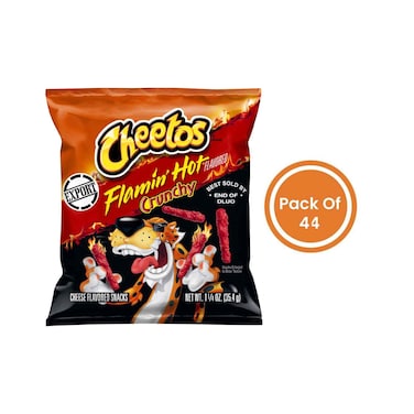 Cheetos Crunchy Flamin Hot 35gx44 Pieces