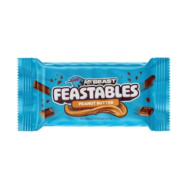 Mr Beast bar Deez Nutz Milk Chocolate With Peanut Butter 35g