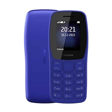 Nokia 105 Dual SIM, Keypad Mobile Phone , Blue