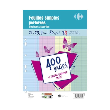 Carrefour A4 F4x100 80G Ass Sey