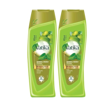 Dabur Vatika Shampoo Nouris &amp; Protect 400mlx2pieces