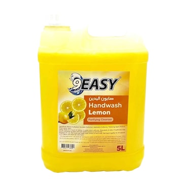 9 Easy Liquid Handwash Purifying Cleanser Lemon 5L
