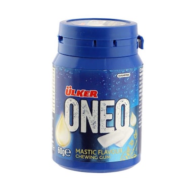 علبة علكة بنكهة المصطكي من أولكر أونيو، 60 جرامًا