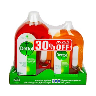 Dettol Antiseptic Antibacterial Disinfectant Liquid 2L + 1L