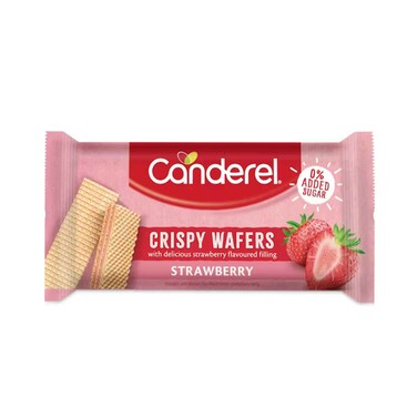 Canderel Crispy Wafers With Strawberry 45g
