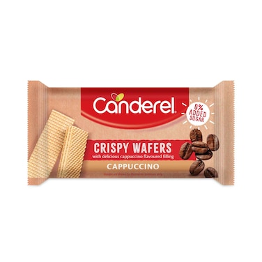 Canderel Crispy Wafers With Cappuccino 45g