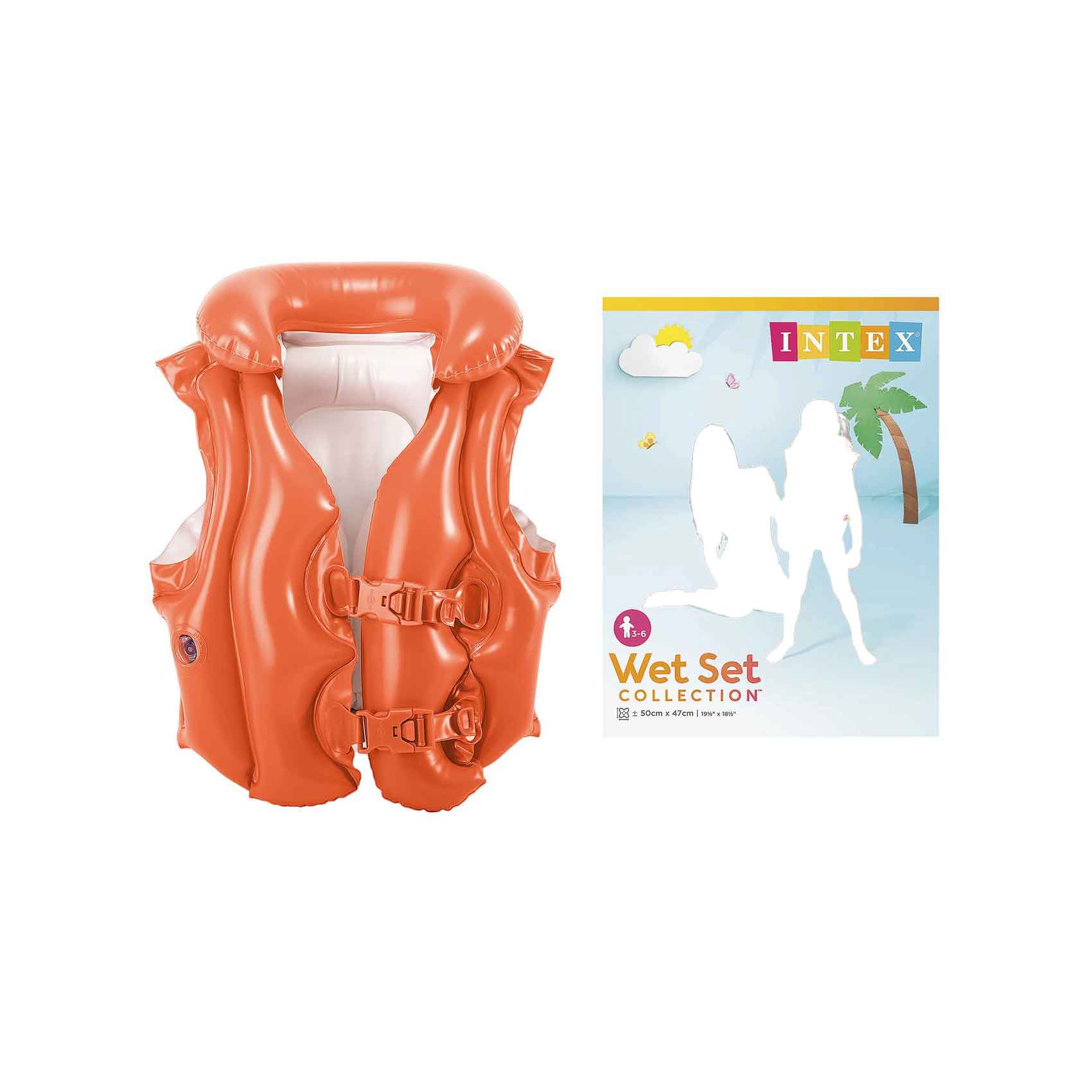 Intex Inflatable Deluxe Swim Vest 50cmx47cm