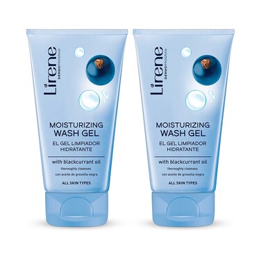 Lirene Moisturizing Wash Gel With Blackcurrant Oil 150mlx2 Pieces
