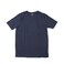 LA Collection V-Neck Solid Shirt, Size Medium Navy