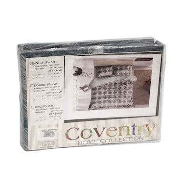 Coventry Home Collection Printed Bed Set, Sinlge Size Assorted