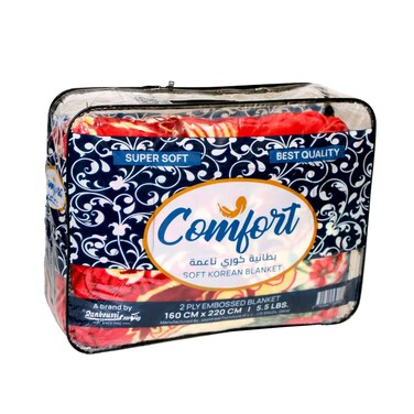 بطانية رانكوسي الكورية الناعمة المريحة، متنوعة، 160 سم × 220 سم