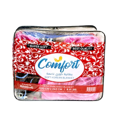 Rankoussi Comfort Soft Korean Blanket Assorted 200cmx240cm