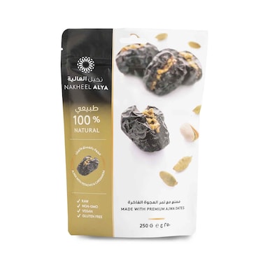 Nakheel Alya Ajwa Dates With Pistachio &amp; Cardamom 250g