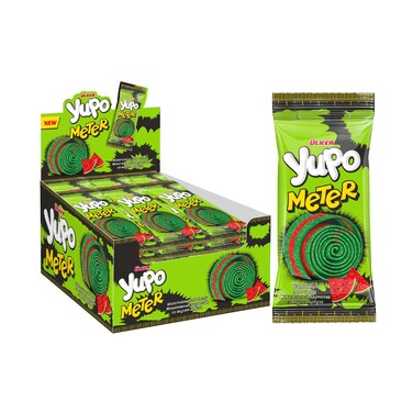 حلوى أولكر يوبو ميتر رول بنكهة البطيخ 50 جرام × 24 قطعة