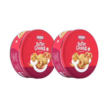 American Quality Butter Cookies Assorted 454gx2 Pieces