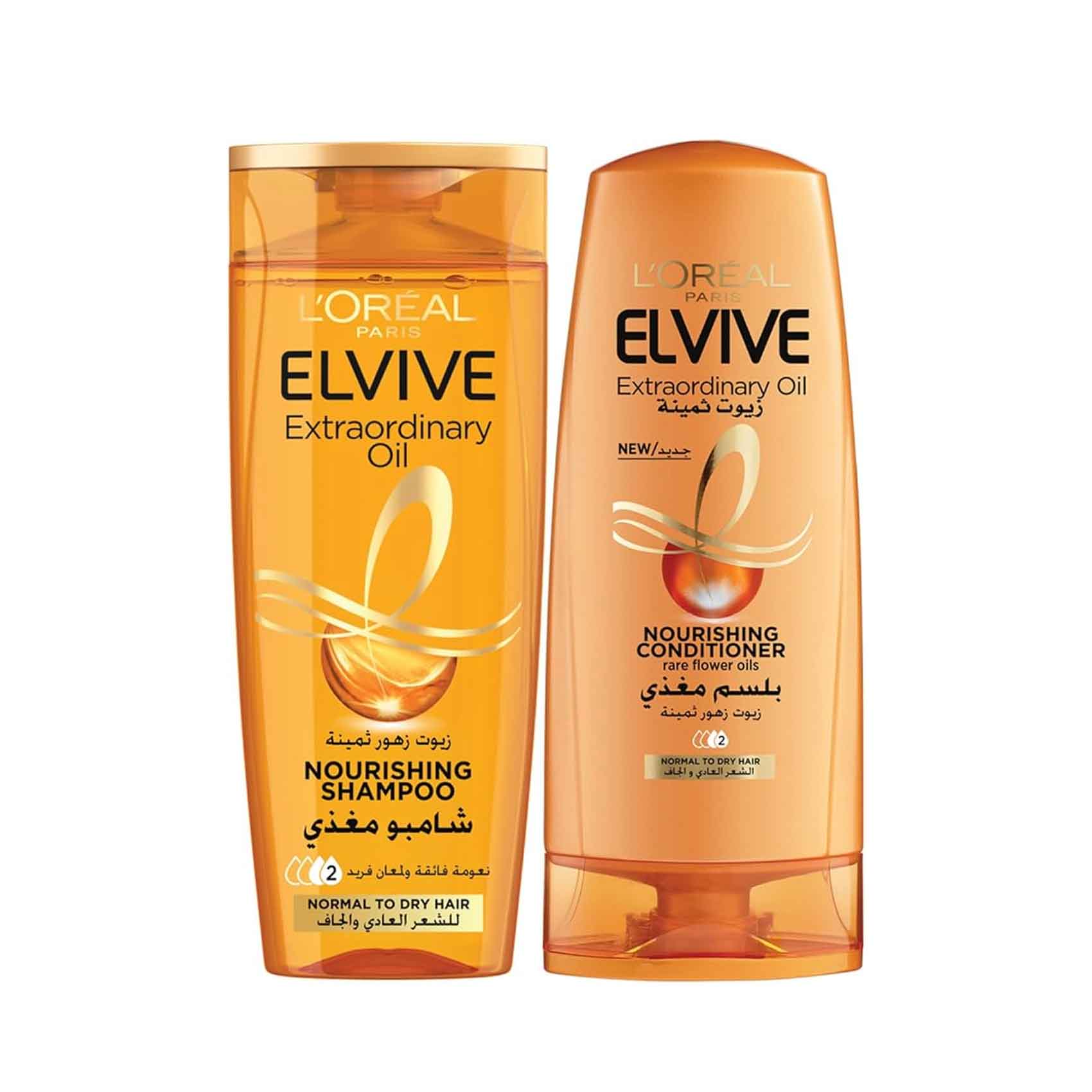 L'Oreal Elvive Extraordinary Oil Shampoo – 400 Ml, Für Normales Haar, Mit Pflegenden Ölen