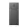 Candy Double Door Refrigerator 550L with LED Light Silver
