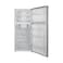 Candy Double Door Refrigerator 550L with LED Light Silver