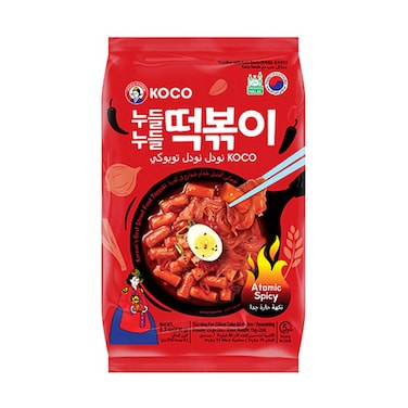 Koco Noodle Toppoki Atomic Spicy 236g