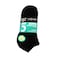 Esquire Boys Trainer Socks 7-10 Years Old, 5 Pairs BPT5-BK Black (No Refund/Exchange for hygienic item)