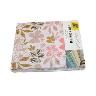 Single Flat sheet + Pillow Case 160X220Cm