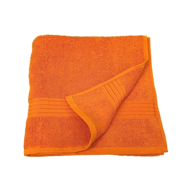 منشفة حمام رويال 70×140 سم، اللون رقم 25 برتقالي كهرماني