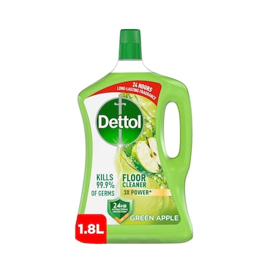 Dettol Antibacterial Floor Cleaner Green Apple Scent 1.8L