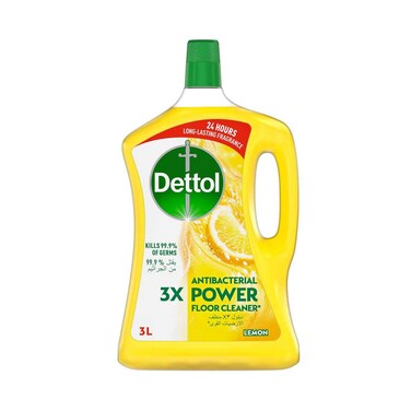 Dettol Antibacterial Floor Cleaner Lemon Scent 3L