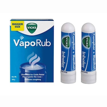 Vicks Vaporub 100g + 2 Inhaler