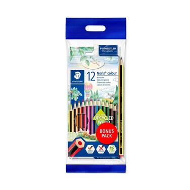 Noris Colour pencils Set 12colors, Staedtler Mars Eraser Promo Pack