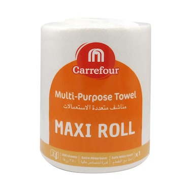 Maf Carrefour Maxi Multi-Purpose Towel White 350 Sheets