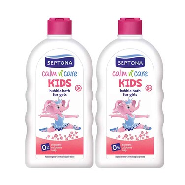 Septona Kids Bubble Bath For Girls 500mlx2 Pieces