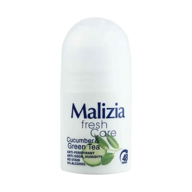 Malazia Anti-Perspirant Roll On Fresh Care Talc 50ml