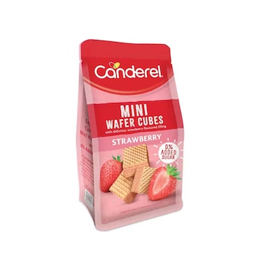 Canderel Strawberry Mini Wafer Cubes 100g