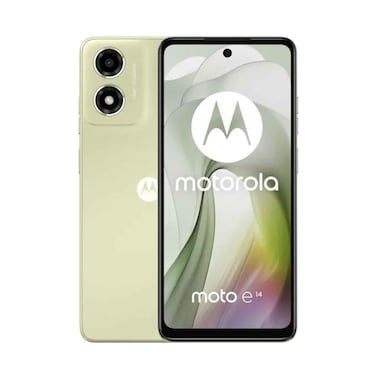 Motorola E14 4G Smartphone 2GB RAM 64GB Storage Pastel Green