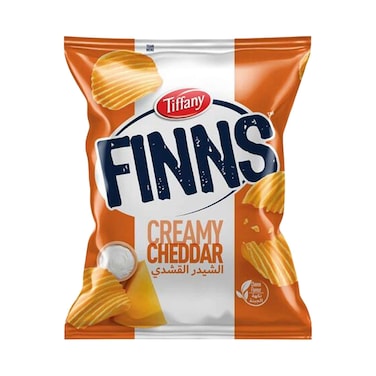 Tiffany Finns Chips Creamy Cheddar Cheese 12g