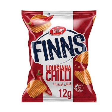 Tiffany Finns Louisiana Chilli Chips 12g