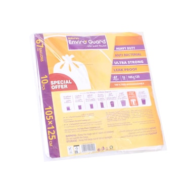 Enviro Garbage Bag 67 Gallonx2 Pieces