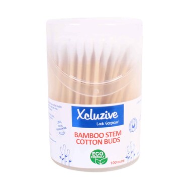 Xcluzive Bamboo Stem Cotton Buds 100 Sticks