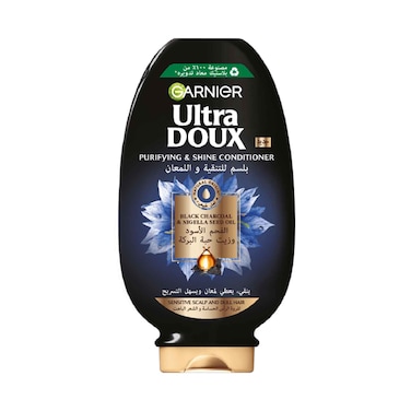 بلسم غارنييه الترا دو المتوازن بالفحم الأسود وزيت بذور حبة البركة 360 مل