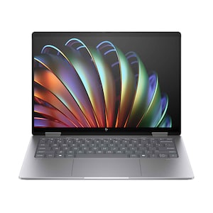 HP Laptop Envy x360 2-in-1 14-fa0000ne A19YCEA Windows 11 Home AMD R5-8640HS 16GB LPDDR5-6400 MT/s 512GB PCIe Gen4 NVMe M.2 SSD 14 inches Meteor Silver Aluminum
