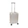 Abs Hard Trolley And  Pc Silver Cabin Luggage